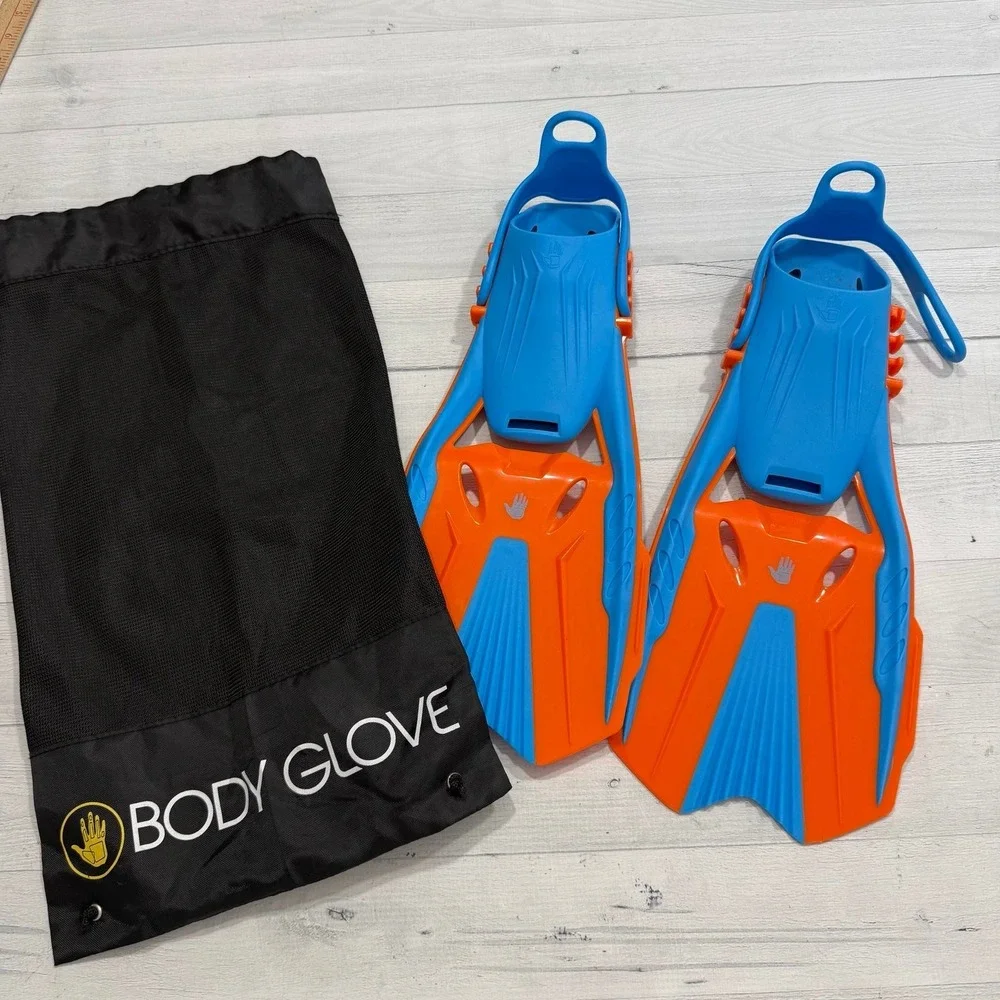 Body Glove‎ adjustable snorkeling fins youth large/xl shoes size 1-4